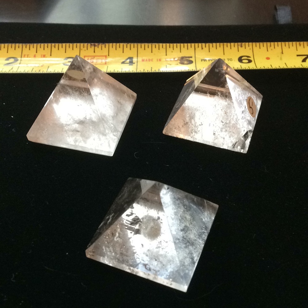 5/$25 or $8 each CRYSTAL PYRAMID